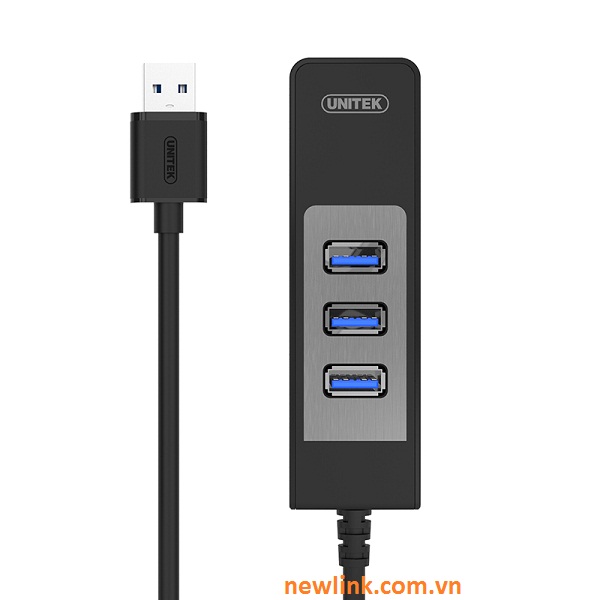 Hub USB 3.0, 3 cổng USB + 1 Cổng RJ45 Unitek Y-3045C